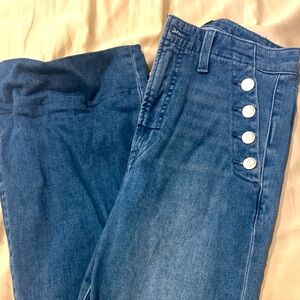 High rise sailor jeans, bell bottom